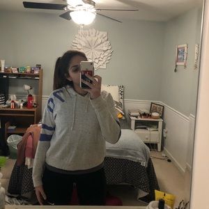 forever 21 cropped hoodie